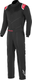 Universal Driving Suit Black/Red Sm