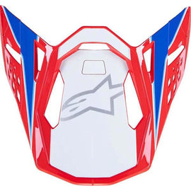 S-M10 Visor Bale Bright Red/Blue Glossy