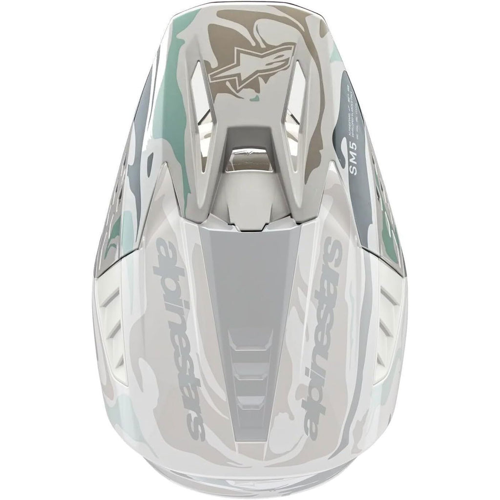 S-M5 Visor Mineral Wrm Grey/Celadon Grn Glossy