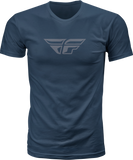 Fly F-Wing Tee Midnight Navy/Grey Md