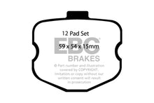 Load image into Gallery viewer, EBC 06-08 Chevrolet Corvette (C6) 7.0 (Z06) Bluestuff Front Brake Pads