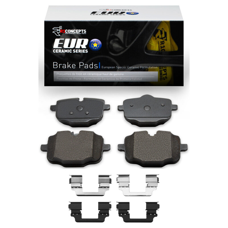 R1 2016-2025 BMW 740I xDrive Rear R1 Euro Ceramic Pads & Hardware Kit