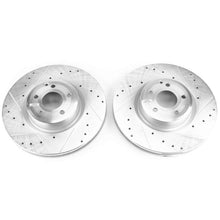 Load image into Gallery viewer, Power Stop 15-16 Mercedes-Benz SL400 Front Evolution Drilled &amp; Slotted Rotors - Pair