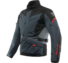 Load image into Gallery viewer, Dainese Tempest 3 D Dry Jacket Ebony/Black/Lava Red Size - 50