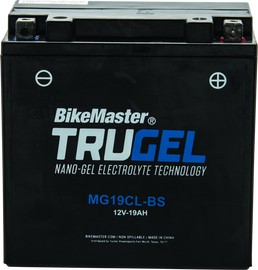 BikeMaster TruGel Battery MG19CL-BS