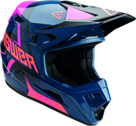 Answer AR1 Vendetta Helmet Dark Blue/Rhodamine/Orange Youth - Small