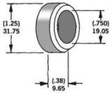 Axle Spacer Zinc 43358-83a 3/4