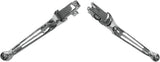 Custom Levers 2-Slot Chrome Big Twin 07-Up