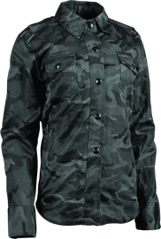 Speed and Strength Speed Society Armored Moto Shirt Womens Camouflage - XL
