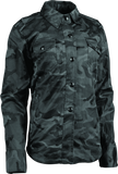 Speed and Strength Speed Society Armored Moto Shirt Womens Camouflage - XL