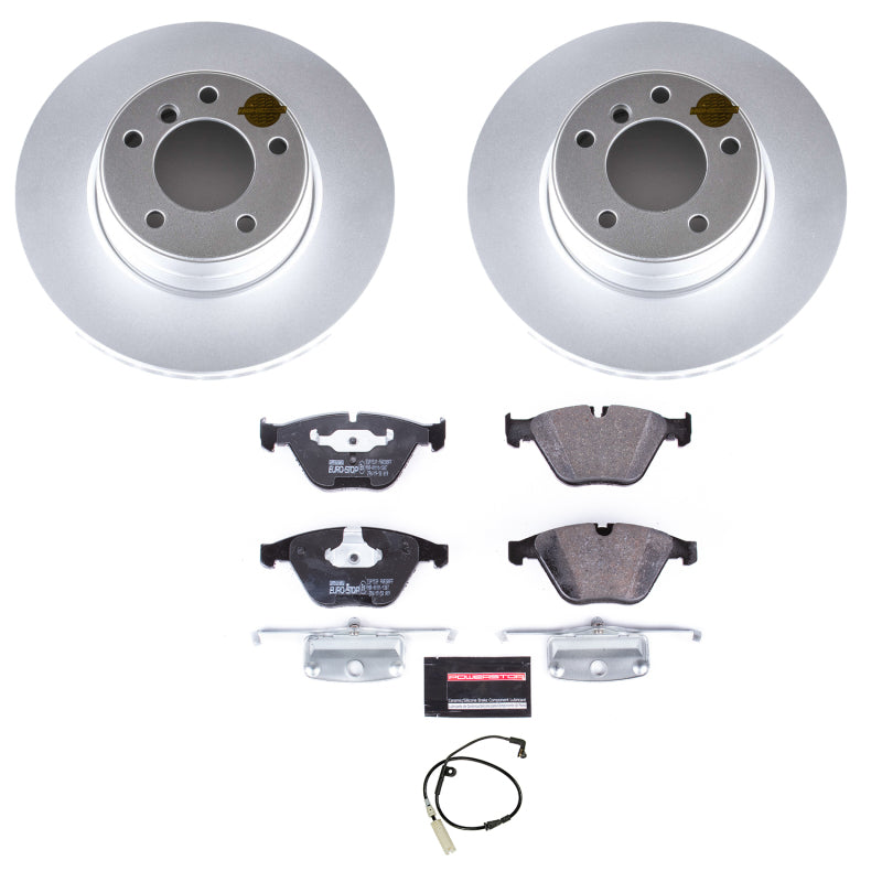 Power Stop 06-07 BMW 525i Front Euro-Stop Brake Kit