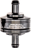 Super Mini Fuel Filter Black 1/4