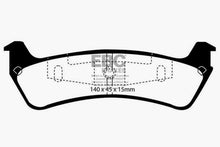 Load image into Gallery viewer, EBC 95-01 Ford Explorer 4.0 2WD Ultimax2 Rear Brake Pads
