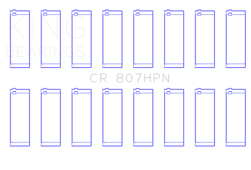 King Chevy LS1/LS6/LS3 Performance Rod Bearing Set - Size STD