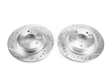 Load image into Gallery viewer, Power Stop 17-18 Honda Civic Rear Evolution Drilled &amp; Slotted Rotors - Pair
