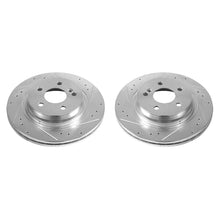 Load image into Gallery viewer, Power Stop 12-16 Mercedes-Benz C250 Rear Evolution Drilled &amp; Slotted Rotors - Pair