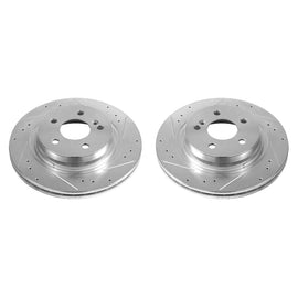 Power Stop 12-16 Mercedes-Benz C250 Rear Evolution Drilled & Slotted Rotors - Pair