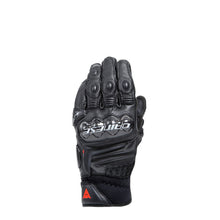 Load image into Gallery viewer, Dainese Carbon 4 Short Leather Gloves Black/Black - 2XL