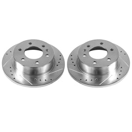 Power Stop 07-09 Dodge Sprinter 2500 Rear Evolution Drilled & Slotted Rotors - Pair