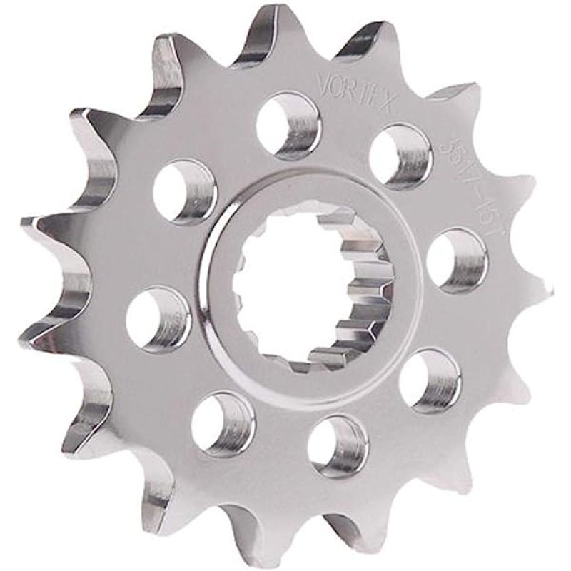 Vortex Racing Steel Front Sprocket 525 16 Tooth- Silver