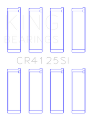 King Subaru EJ15/EJ16/EJ18/EJ20/EJ22/EJ25 (Size 0.5mm) Silicone Bi-Metal Alum Rod Bearing Set
