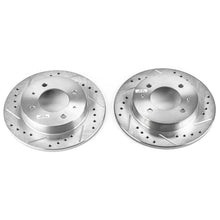 Load image into Gallery viewer, Power Stop 97-06 Hyundai Elantra Rear Evolution Drilled &amp; Slotted Rotors - Pair