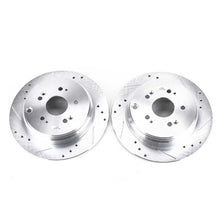 Load image into Gallery viewer, Power Stop 07-18 Acura RDX Rear Evolution Drilled &amp; Slotted Rotors - Pair