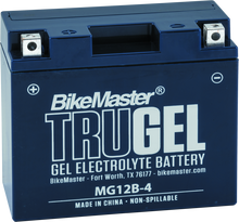 Load image into Gallery viewer, BikeMaster TruGel Battery MG12B-4