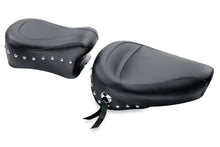 Load image into Gallery viewer, Mustang 82-03 Harley Sportster Standard Touring Solo Seat w/Studs - Black