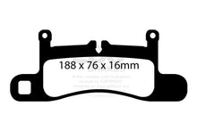 Load image into Gallery viewer, EBC 10-17 Volkswagen Touareg Ultimax OEM Replacement Rear Brake Pads