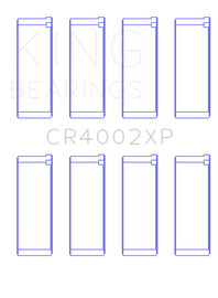 King Mazda B6/B6-T/ZM/B3/B5 Connecting Rod Bearing Set (Set of 4) - Size +0.5mm