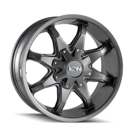 ION Type 181 17x9 / 5x127 BP / 18mm Offset / 87mm Hub Graphite Wheel