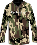 Fly Trademark Hoodie Army Camo Lg
