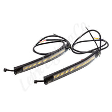 Load image into Gallery viewer, Letric Lighting Flexible White Running Amber Switchback Turn Signal Strips
