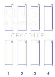 King Hyundai G4KF Connecting Rod Bearing Set - Size +0.25mm
