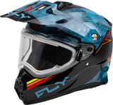 Trekker Cw Conceal Helmet Elec Shld Slate/Black/Red 2x