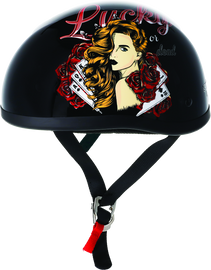 Skid Lids Lucky Lady Original Helmet - Large