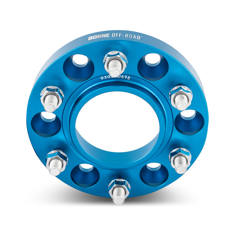 Borne Off-Road Wheel Spacers - 6x139.7 - 78.1 - 25mm - M14x1.5 - Blue