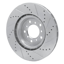 Load image into Gallery viewer, R1 2001-2006 BMW M3 Right Front Drilled &amp; Slotted Silver Brake Rotor