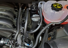 Load image into Gallery viewer, J&amp;L 19-25 Chevrolet Silverado/GMC Sierra 1500 5.3L V8 Driver Side Oil Separator 3.0 - Black Anod