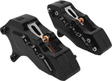 6 Pist Front Dual Caliper Kit Black 00-Up W/ 13