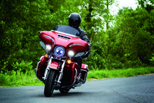 Load image into Gallery viewer, Kuryakyn LED Front Turn Signal Conversion Bullet Style Chrome Bezel Amber Lens