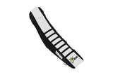 Seat Cover Black/White W/Ribs