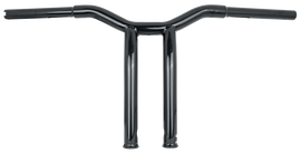 Burly Brand Dominator Raked Bar 12in - Matte Black