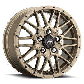 ITP Hurricane 14x7 / 4x110 BP / 5+2 Offset Bronze Wheel