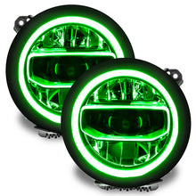 Load image into Gallery viewer, Oracle Jeep Wrangler JL/Gladiator JT RGB+W Headlight DRL Upgrade Kit - ColorSHIFT SEE WARRANTY