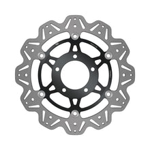 Load image into Gallery viewer, EBC 01-04 Triumph Hinckley Daytona 955i (w/5 Bolt Sngl Side Arm) Frt Lft/Rght Vee Floating Blk Rotor
