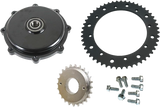 Cush Drive Chain Conv Kit Black `09-16 Flh/Flt