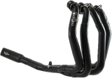 Shorty Full Exhaust System 4 Into 1 Black Busa