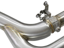 Load image into Gallery viewer, aFe MACH Force-Xp 3.5in. 304 SS C/B Exhaust w/o Muffler 15-18 BMW X5 M V8-4.4L (tt) - Black Tip